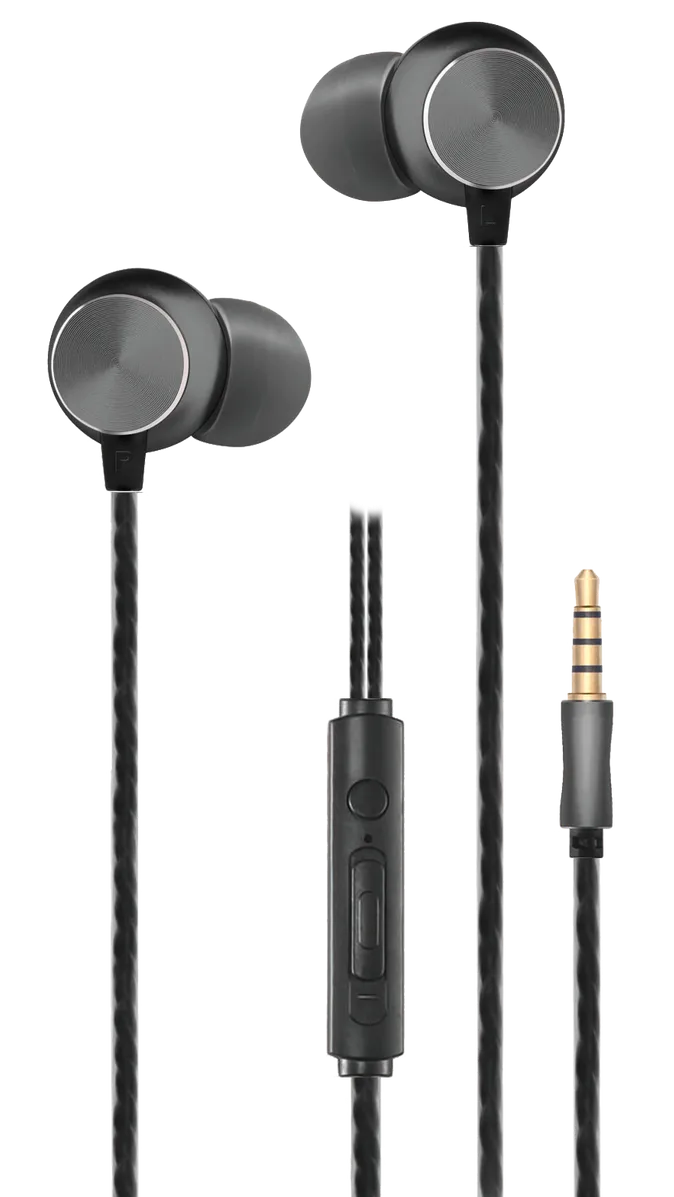 Casti In-Ear 2GO Stereo-Headset "Deluxe" - Black / anthrazit