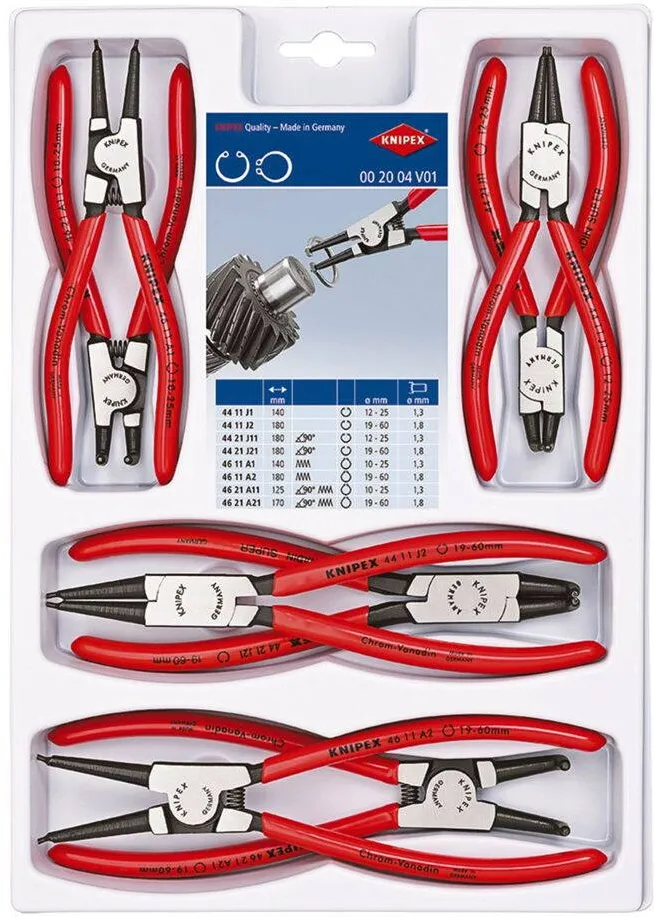 Cleste KNIPEX Precision Circlip Set