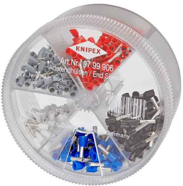 KNIPEX Set ferule asortate, 400 buc/set, KNIPEX 97 99 906