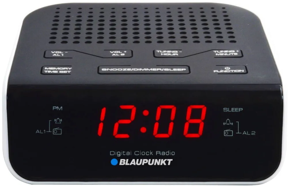 Blaupunkt CR5WH radio Clock Black, White