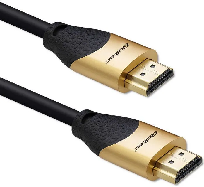 QOLTEC 50355 HDMI v2.1 Cable Ultra high speed 8K | 60Hz | 28AWG | GOLD | 2m