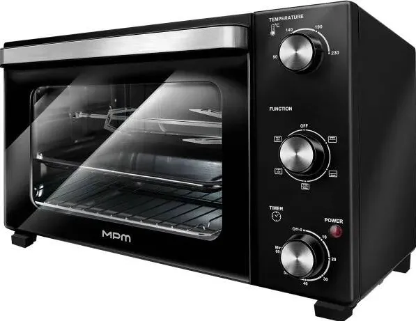 MPM Electric oven MPE-17/T 48 L 1800 W Black