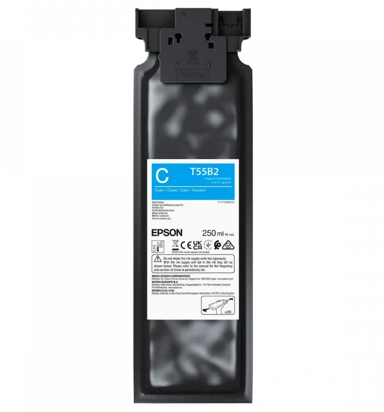 Cartus Imprimanta Epson UltraChrome DG2 Cyan T55B200 (250ml)