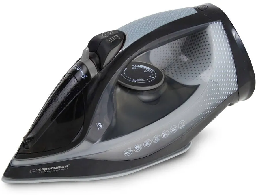 Esperanza EHI011 Steam iron Ceramic soleplate Gri, Negru 2600 W
