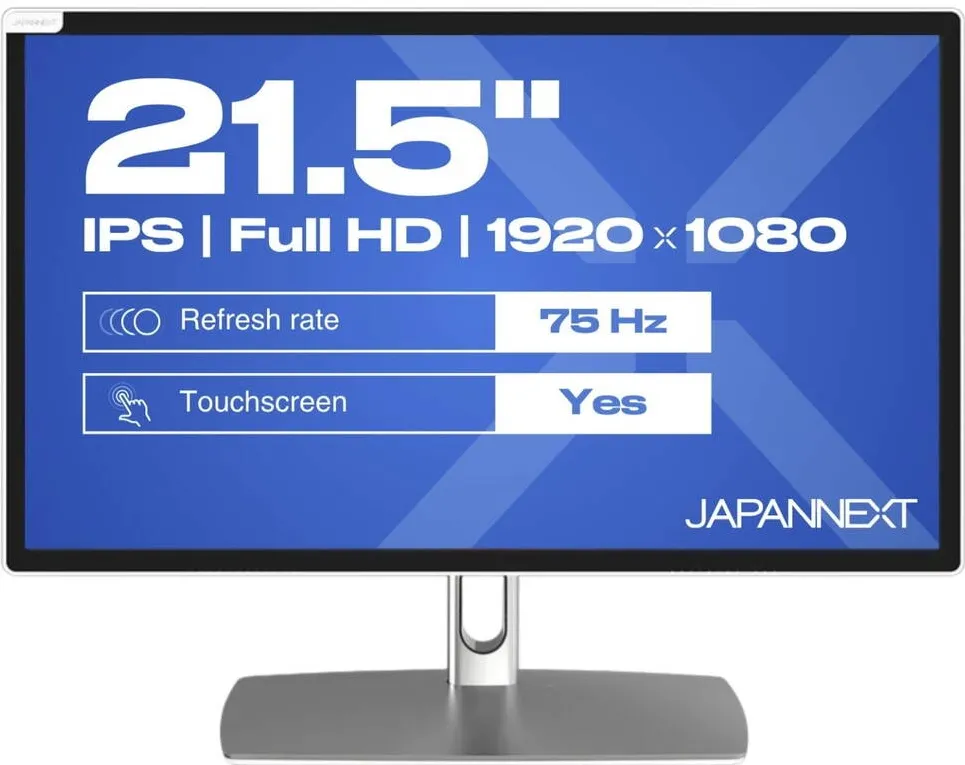 Monitor JAPANNEXT IPS LED 21.5" JN-IPS2152FHDR-C65W-FLD-T, Full HD 1920 x 1080, HDMI Alb
