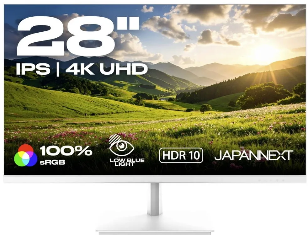 Monitor JAPANNEXT IPS LED 28" JN-IPS280UHD60F-PW, UHD 3840 x 2160, HDMI, DisplayPort Alb