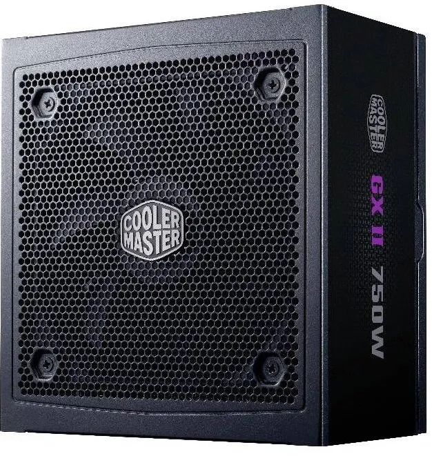 Sursa PC Cooler Master GX II Gold 750W, 24-pin ATX, activa, neagra, 150x160x86mm