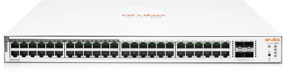 Switch HP Switch Aruba JL815A Instant On 1830, 48 porturi Gigabit 24p Class4 PoE 4SFP 370W