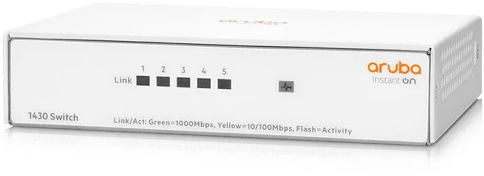 Switch HP Switch Aruba R8R44A Instant On 1430, 5 porturi Gigabit