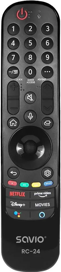 SAVIO RC-24 Universal/Replacement Remote for LG TV – SMART TV