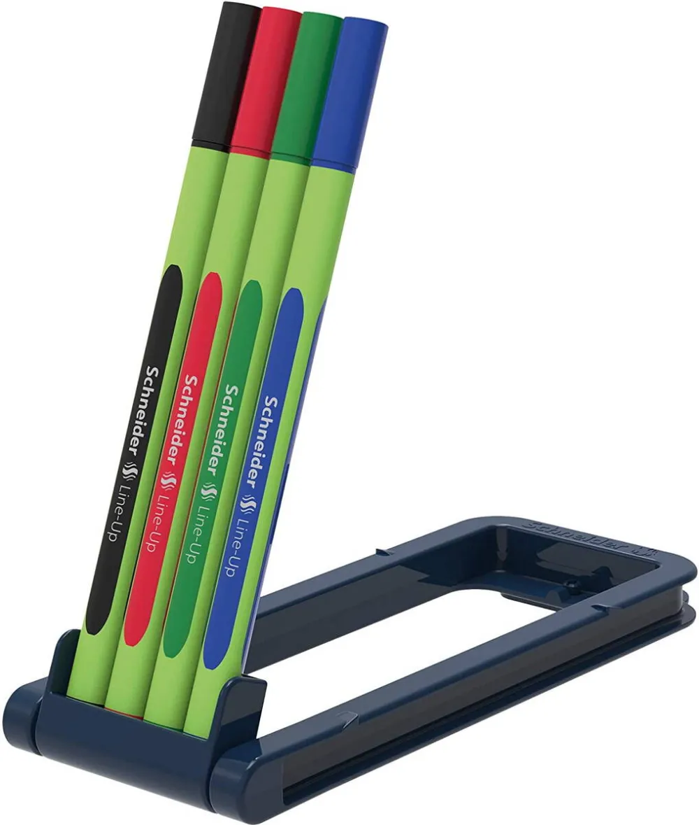 Schneider Liner SCHNEIDER Line-Up, varf fetru 0.4mm, 4 culori/set