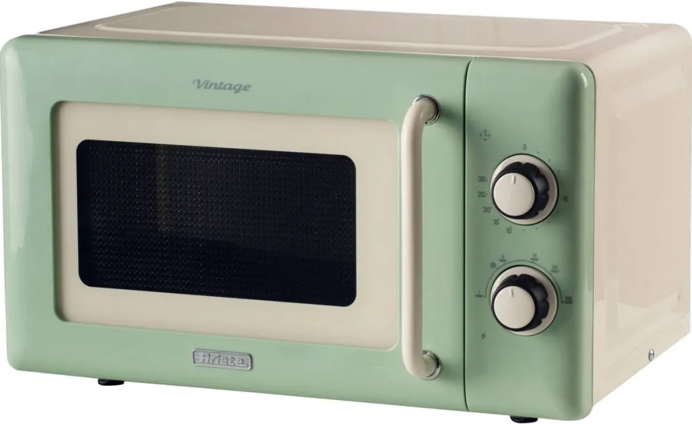 Cuptor cu Microunde Ariete Vintage 3960GR, cream/light green, 20 L