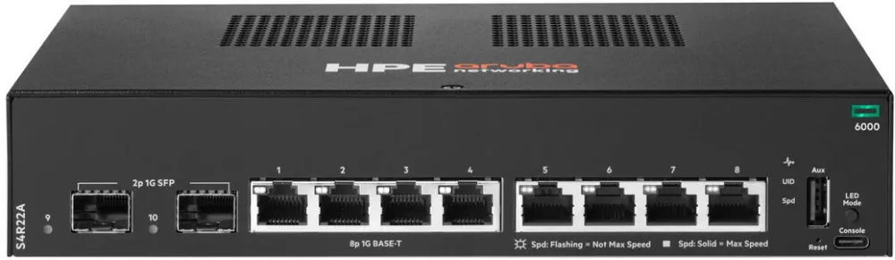 Switch HP NET 8PORT 1000M/CX 6000 S4R22A ARUBA BY HPE