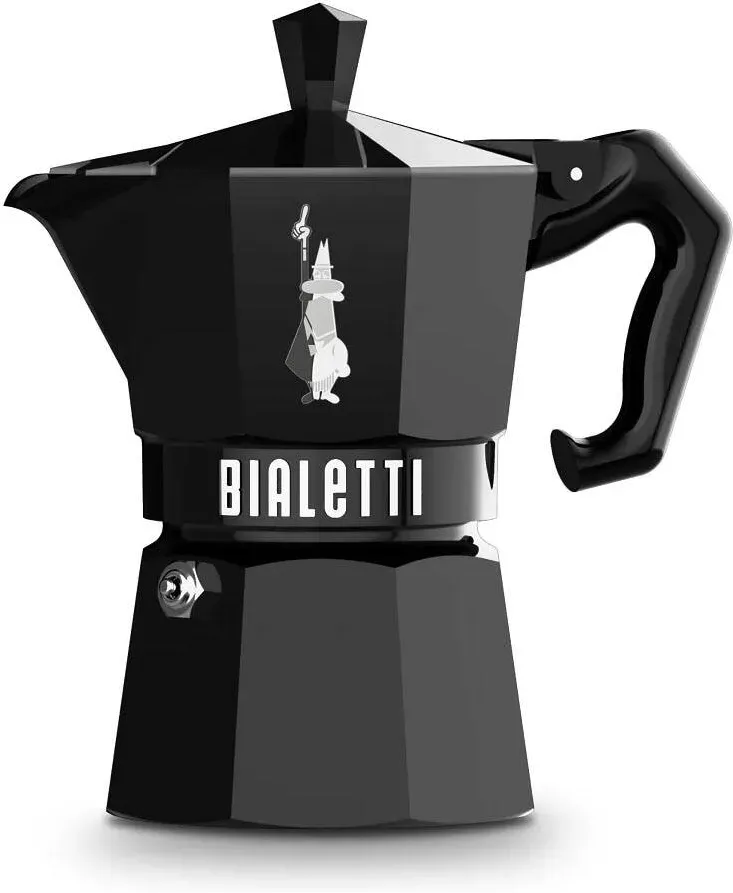 BIALETTI Espressor Moka Bialetti Exclusive, 3 portii, Negru