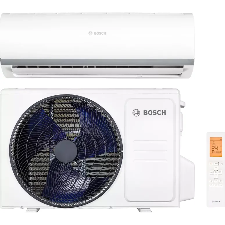 BOSCH Aparat de aer conditionat Bosch Climate 2000, 24000 BTU, A++/A+, Filtru catalizator rece, functie Wind avoid me, functie Follow-me, alb
