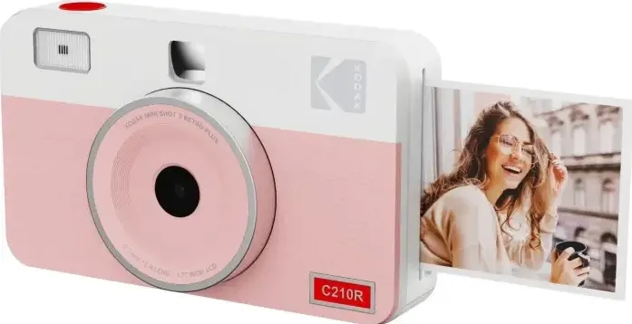 Aparat foto compact KODAK instant Mini Shot 2 Retro PKPink/1.7" LCD/10MP/4PASS/