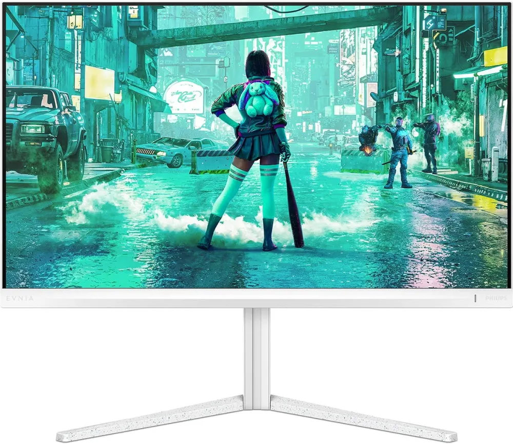 Monitor Philips Gaming Evnia 27M2N3201PL/00, 27", Full HD (1920x1080), Fast IPS, WLED, 180Hz, 1ms, HDR10, Adaptive Sync, Smart Crosshair, Low Blue Light, Flicker-Free, HDMI, DisplayPort, Alb