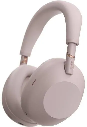 Casti Over-Head Sony WH-1000XM6P, Wireless, Bluetooth, Hi-Res Audio, Noise cancelling, Autonomie baterie 30 ore, Microfon, Alexa si Google Assistant, Design pliabil, Roz