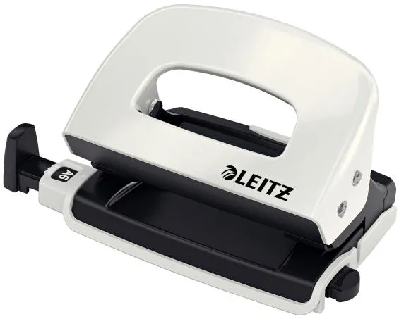 Leitz Perforator LEITZ Mini 5060, 10 coli - alb perla