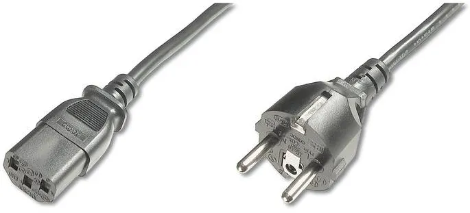 Assmann Schuko Male - IEC 320 C13 Female, 1.2m, negru