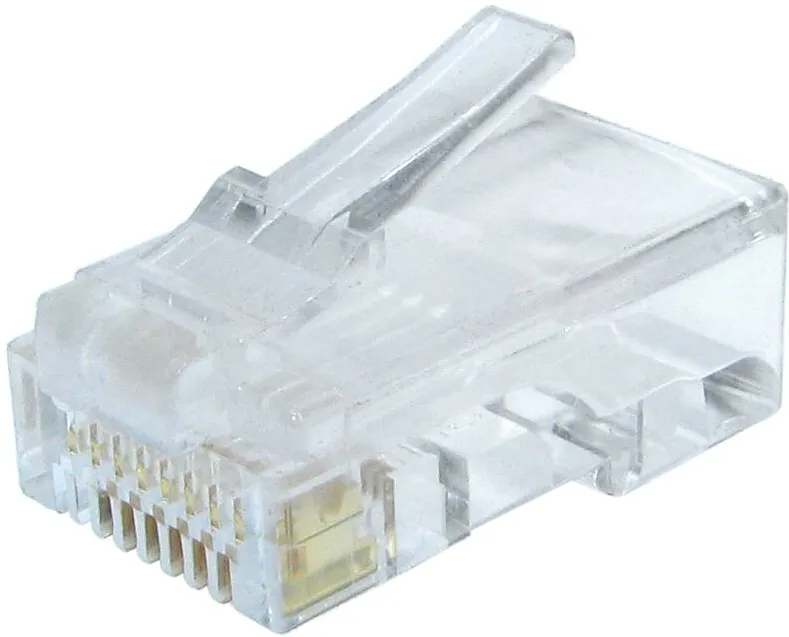 Accesoriu Retea Gembird LAN modular plug 8P8C for solid CAT6 LAN cable, 30U'' ( 100 buc.)