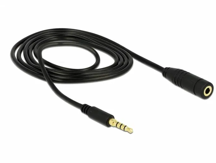 DELOCK 84666, headset extension cable - 1 m
