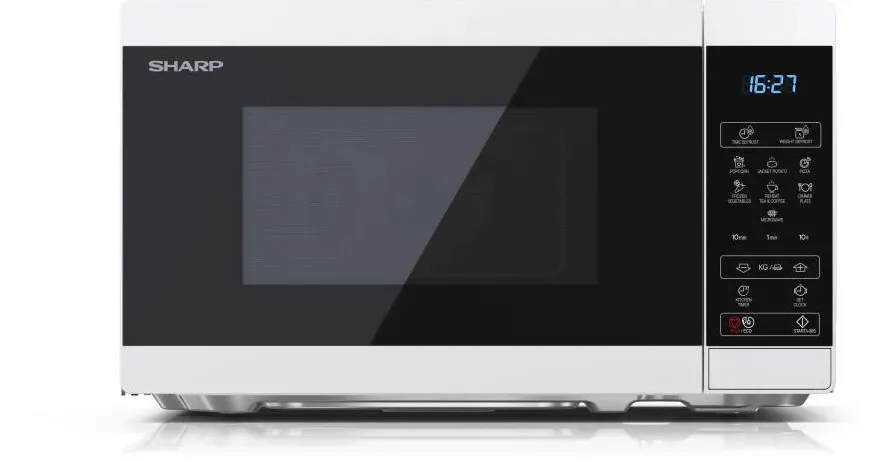 Cuptor cu Microunde Sharp YC-MS02E-W Countertop Solo 20 L 800 W Black, White