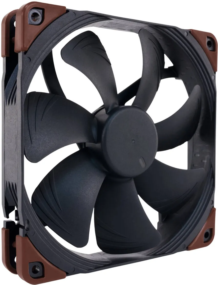 Noctua Ventilator NF-A14 INDUSTRIALPPC-2000 IP67 PWM 14 cm Black, Brown