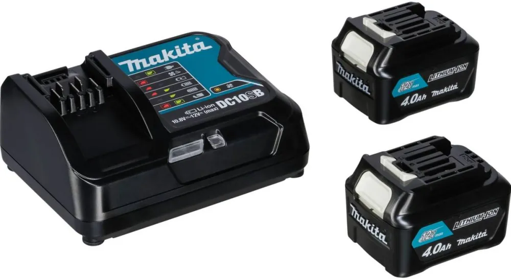 Makita Kit Baterie + Incarcator Energy Kit 197641-2 2x BL1041B + DC10SB