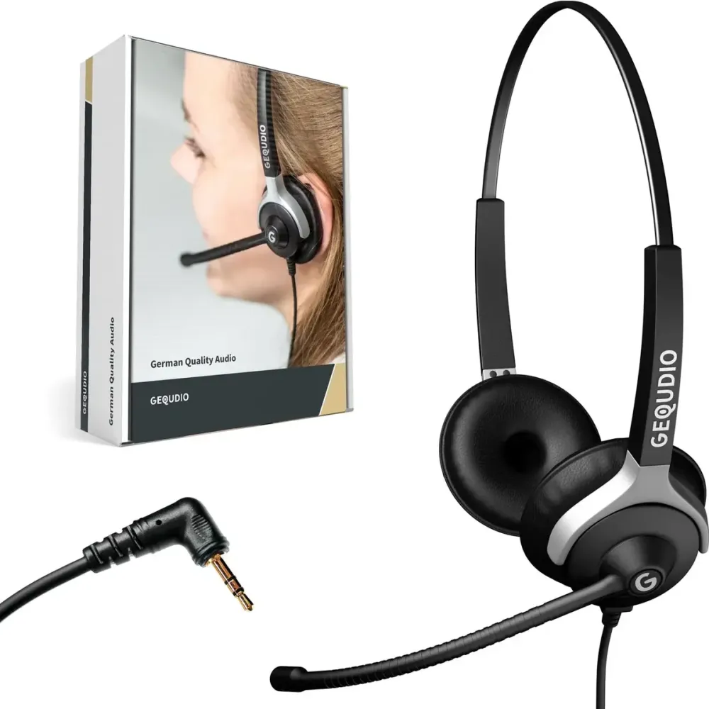 Casti Office/Call Center GEQUDIO 2,5mm Klinke