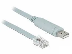 Adaptor DELOCK USB2.0/A St > Seriell RS232 RJ45 St 1.0m Gri