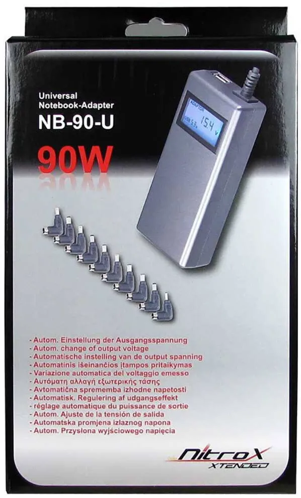 Alimentator Laptop Inter-Tech 90W Nitrox NB-90U, REV.2.0