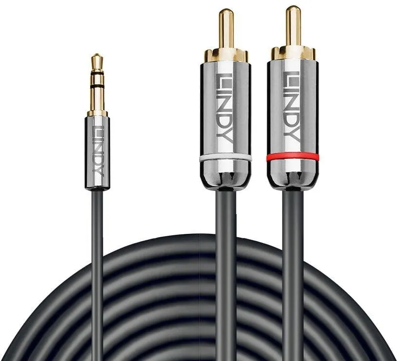 Lindy Audiokabel an Phono 3.5mm Cromo line 10m