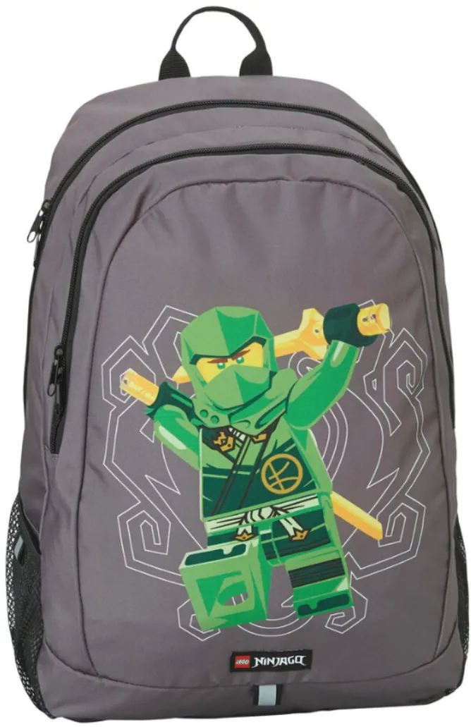 LEGO Ghiozdan scoala - design NinjaGo, Green