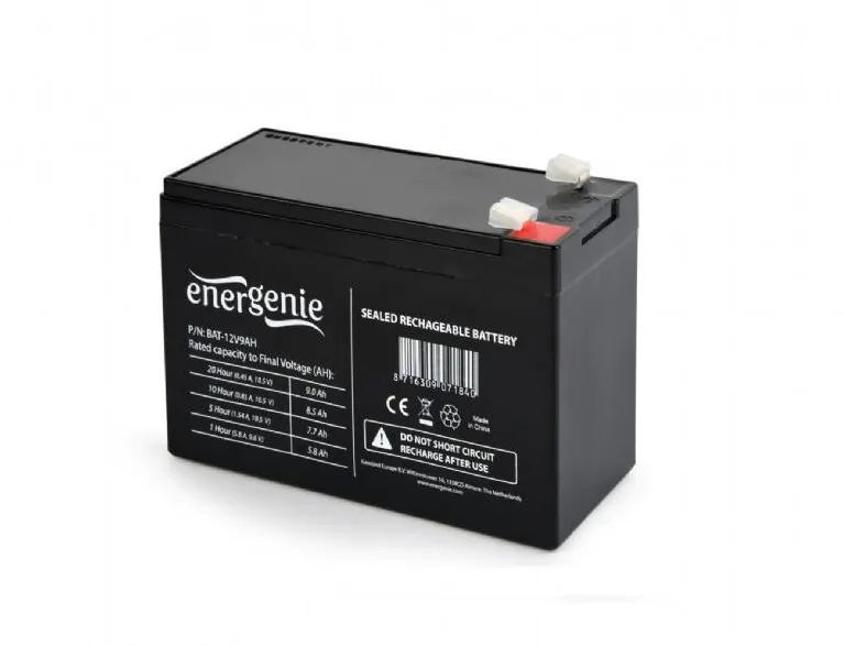 ENERGENIE Rechargeable Baterie 12 V 9 AH for UPS