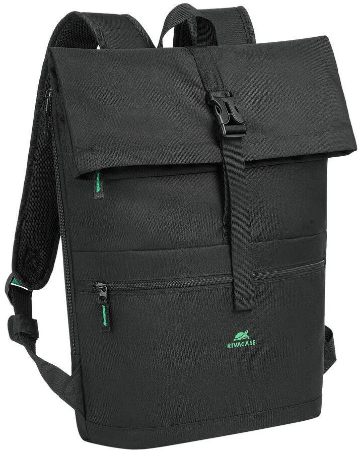 Riva Case Rucsac laptop Rivacase Gremio Eco Rolltop 15L, negru, 15.6", 430x280x135mm