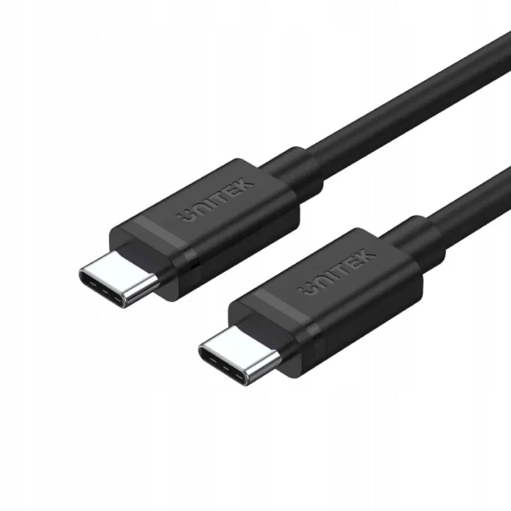 Unitek Cablu USB-C Unitek 2m, negru, USB 3.0, transfer date 5 Gbps