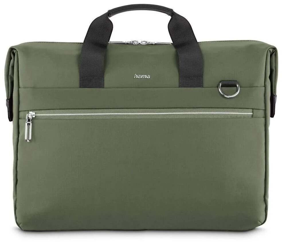 HAMA Geanta laptop Hama Ultimate, 41,1 cm (16.2"), verde, rezistenta la apa, cu manere si curea detasabila