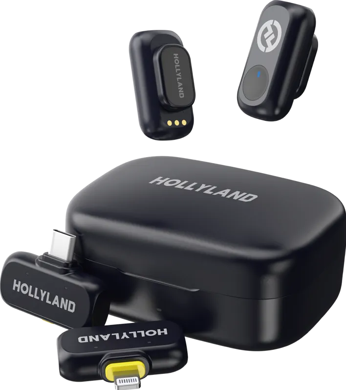 Microfon HOLLYLAND Hollyland LARK A1 Combo with USB-C RX + Lightning RX + Charging Case