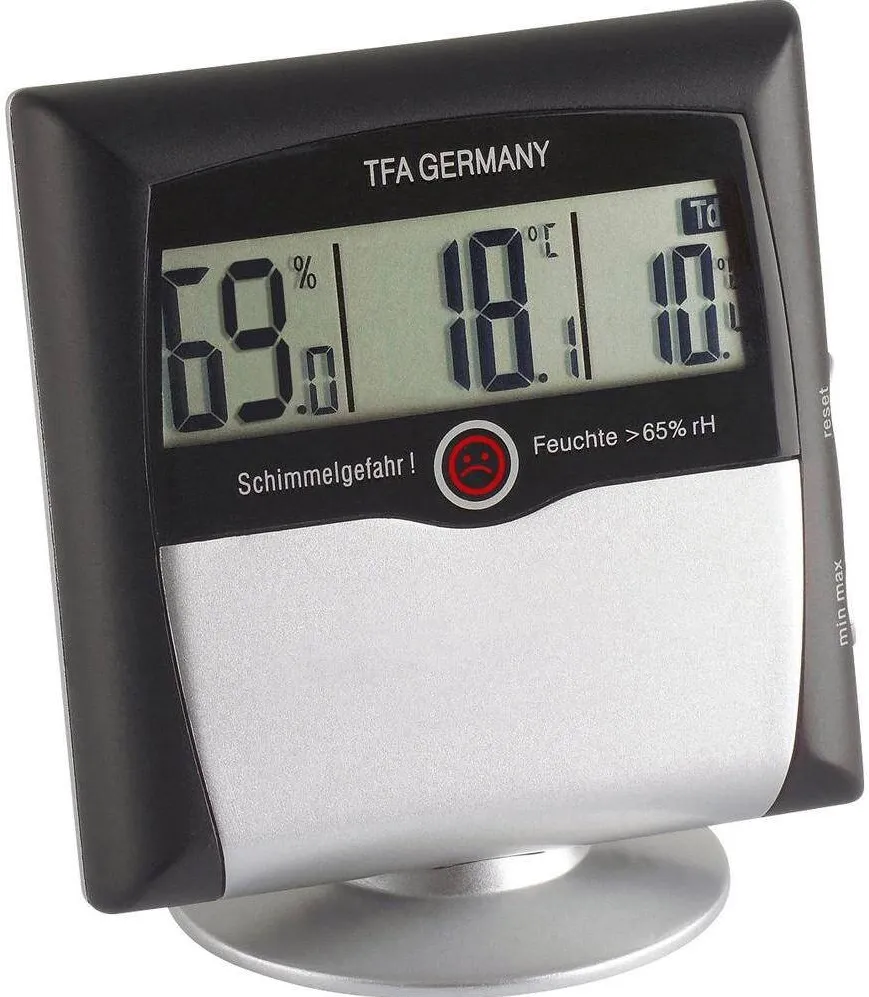 TFA Statie meteo indoor TFA 30.5011 Negru - Argintiu