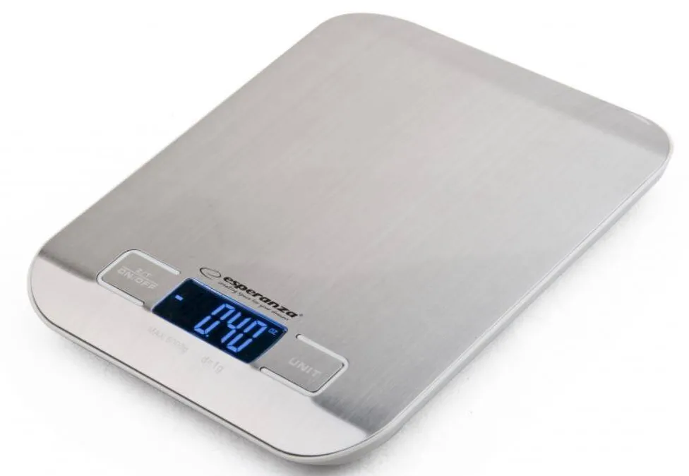 Esperanza Cantar digital de bucatarie PINEAPLE EKS001, maxim 5 kg, otel