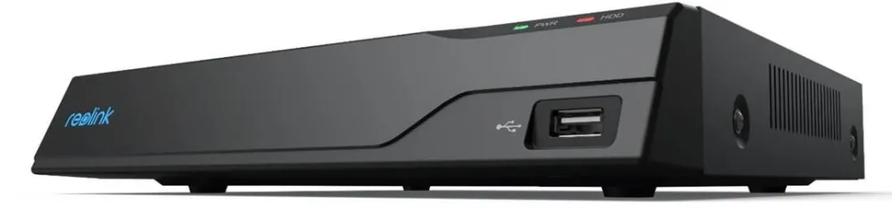Sistem de Supraveghere REOLINK Reolink NVS8 - 8-Channel PoE NVR for 24/7 Recording, Support up to 16MP, 2TB HDD Built-in, Up to 12TB Storage Capacity, black