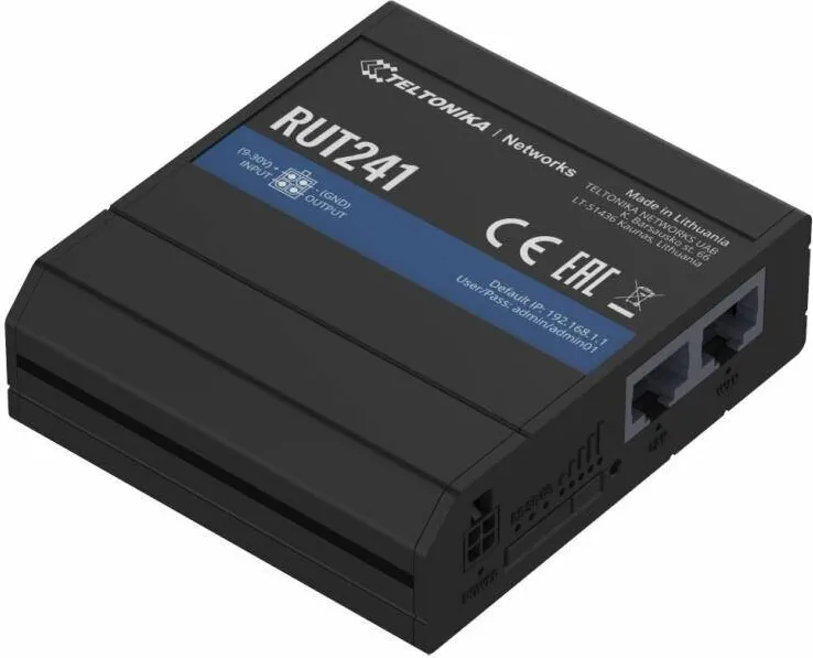 Router Wireless TELTONIKA RUT241 4G/LTE/3G/2G WiFi router