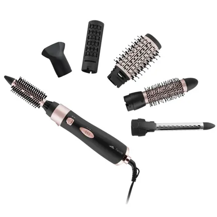 ETA ETA ETA532190010 FENITÉ BLACK EDITION Curler, 1000 W, Multipurpose, 6 Attachments, Black
