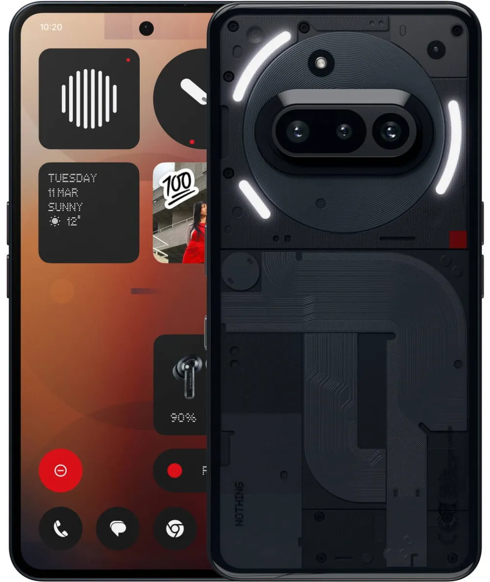 Smartphone Nothing Phone (3a), 256GB, 12GB RAM, 5G, Black