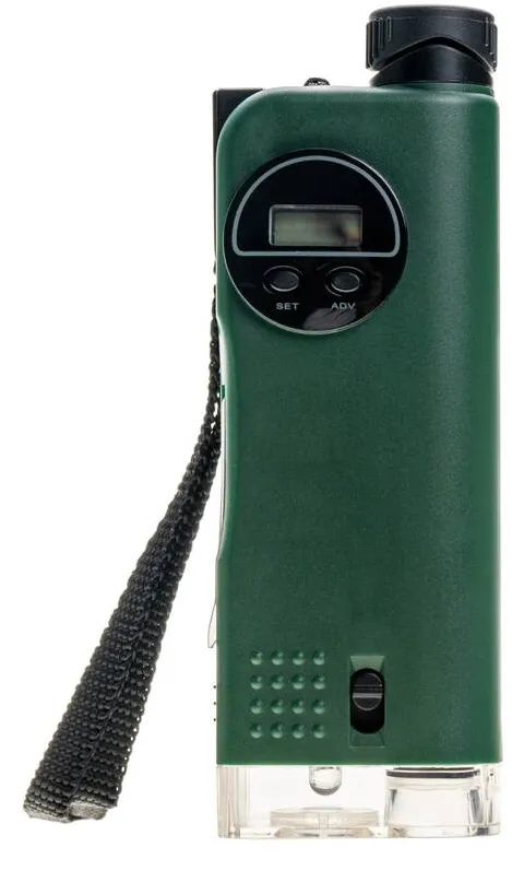 Carson Microscop de buzunar 3 in 1, Carson, Microscop 30x/Telescop 8x/Lupa 9x, Verde