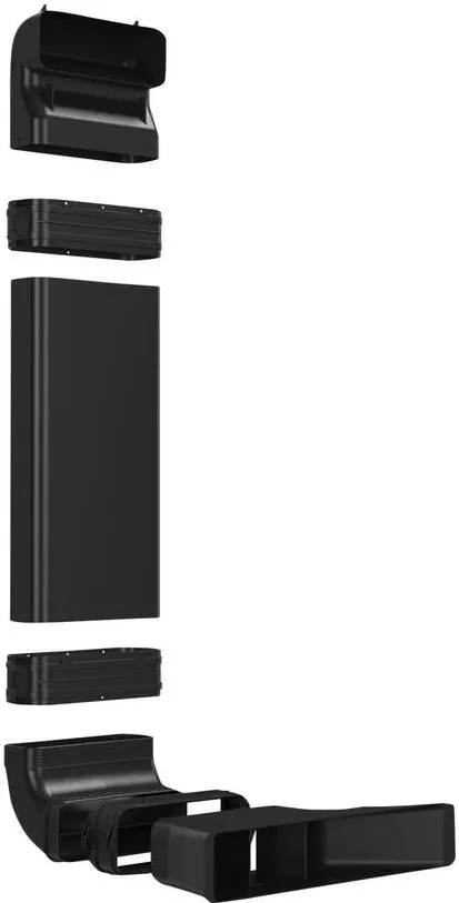 Kit recirculare BOSCH HEZ9VDKR1 cu cot S si L 60 cm negru