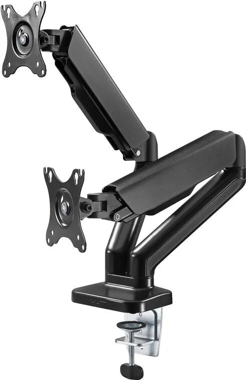Suport TV / Monitor GOOBAY Double Monitor Mount with Gas Spring, Black