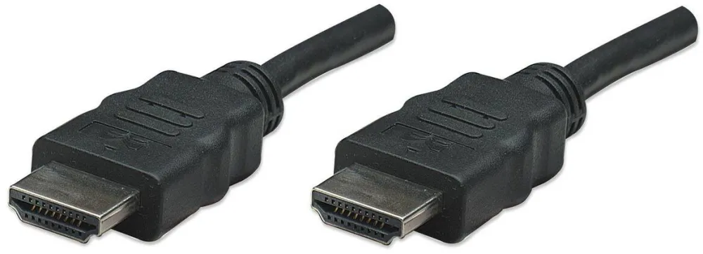 MANHATTAN High Speed HDMI Cable,HDMI Male to Male,Shielded, Black, 7.5 m (25 ft.)