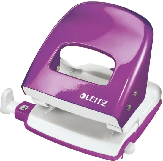 Leitz Perforator metalic, 30 coli, LEITZ 5008 - mov metalizat